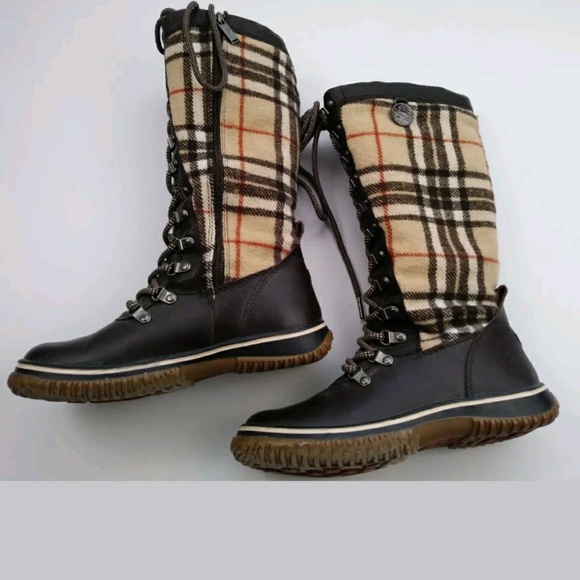 Pajar Shoes - Pajar Canada Zippered Lace Up Mid Calf Boots 5-5.5